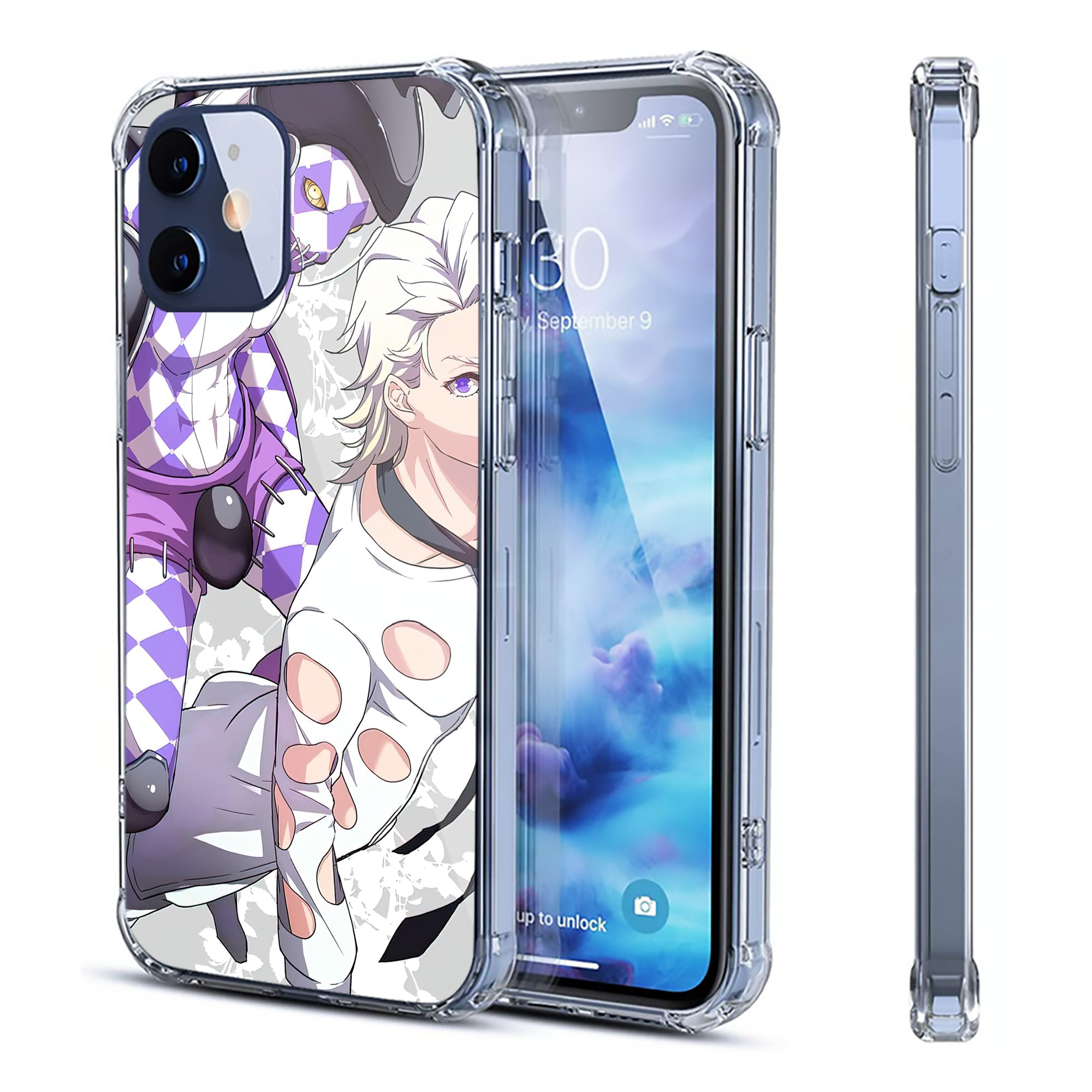 （画像用） ジョジョの奇妙な冒険 JoJo's Bizarre Adventure 【iPhone 12シリーズ対応】透明スマホケース（クリアソフトケース）
